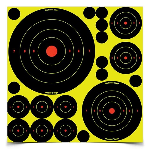 Birchwood Casey Shoot-N-C- Ass't Shooting Reactive Target - Bull's-Eye #029640