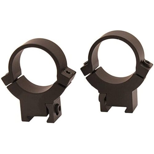 Warne Scope Mounts Hunting Accessories 40mm .22 Caliber High Matte Rings 1 Inch - For 11mm Dovetail Rimfire #722m