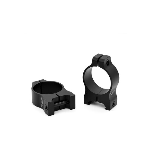 Warne Hunting Scope Ring Mount Vapor 30mm Medium Matte Weaver Rings - Lightweight Aluminum #v414m