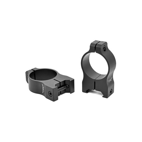 Warne Hunting Scope Ring Mount Vapor 30mm High Matte Weaver Rings - Lightweight Aluminum #V415m