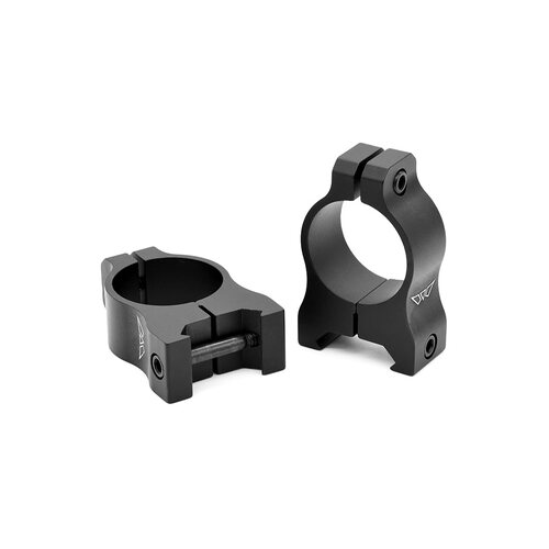 Warne Hunting Scope Ring Mount Vapor 1 Inch Medium Matte Weaver Rings - Lightweight Aluminum #V401m