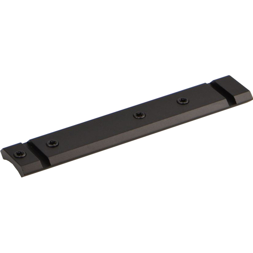 Warne Hunting Rifle Rail Mount Remington 7400 7600 Ring Mount Base 1 Piece - Black Matte Aluminium #A995m