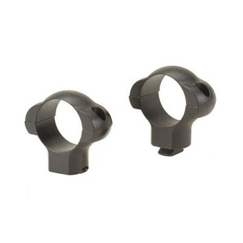 Weaver Rifle Scope Top Mount Rings Grand Slam  - 1 Inch High Matte Black Steel Construction #W49205