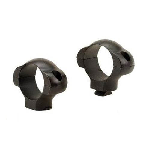 Weaver Rifle Scope Top Mount Rings Grand Slam  - 1 Inch Med Matte Black Steel Construction #W49203