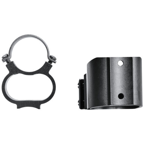 Weaver Steel Lock Mount See Thru Riflescope Rings  - 1 Inch Black #W49714