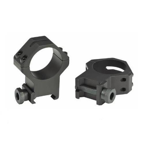 Weaver Tactical Rings 4 Hole 30mm High Matte Black - Lightweight Aluminum #w48366
