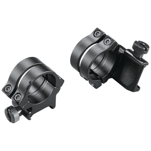 Weaver Quad Lock Detachable Rings 1" High Extension Matte - Lightweight All-aluminum #W49048