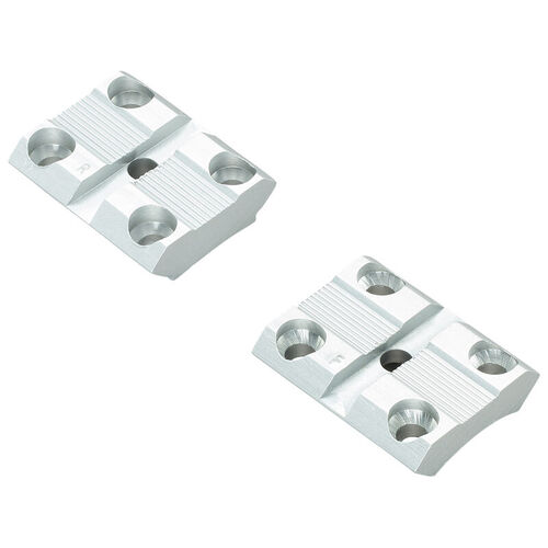 Weaver Top Mount Browning X-bolt Silver Base Pairs - Lightweight Aluminum Construction  #W48495