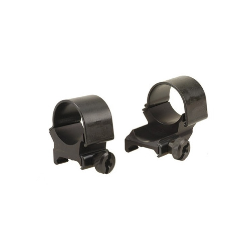 Weaver Detachable Top Mount Rings - 1" High Extension Matte #W49043