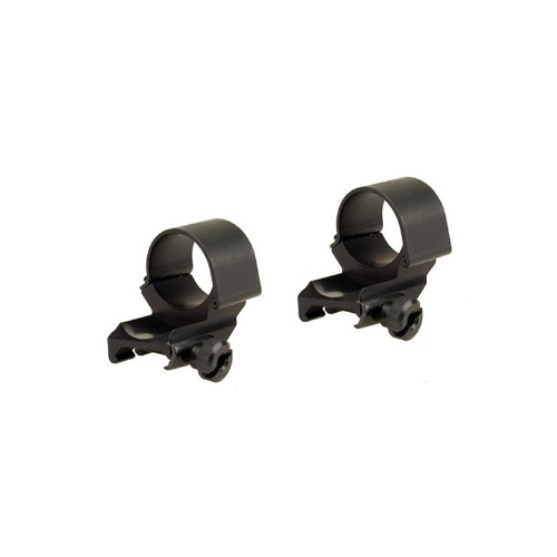 Weaver Detachable Top Mount Rings - 1" High Dual Extension Matte #W49045