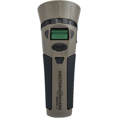 Western Rivers Mantis 50 Compact Handheld Caller - With Lcd Screen For Fox Deer Rabbit Duck #wrc-Gc50