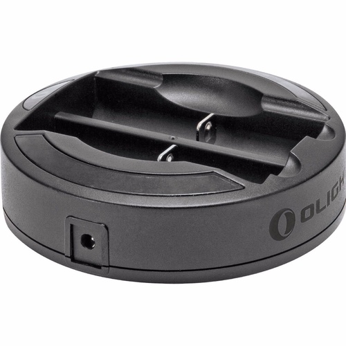 Olight 2 Bay Universal Battery Charger Black #omni-Dok