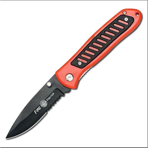 Xhunter Super Knife Half Serrated Folding Knife - 2.5Mm Thick Blade #kp-119Rd