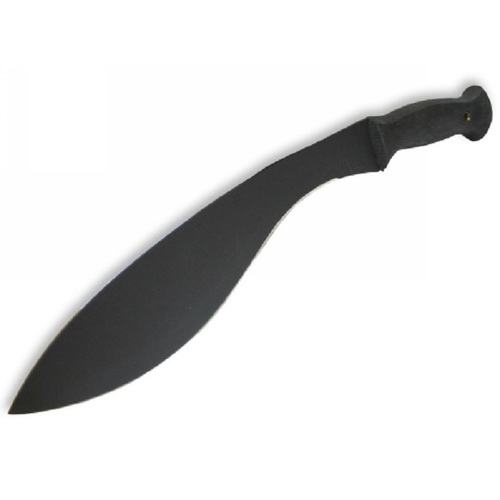 Cobra Khukri I 300-430 Black Bushcraft Machete - 13 Inch Overall #kf0160