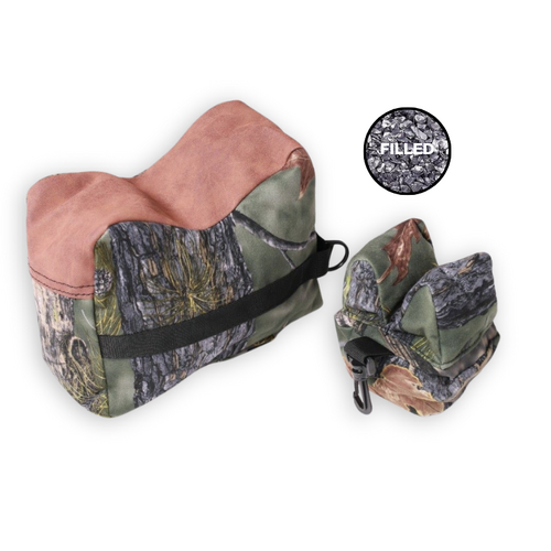 Xhunter Filled Shooting Front And Rear Bench Rest Combo - Realtree Camo Sand Bags #Xh126234