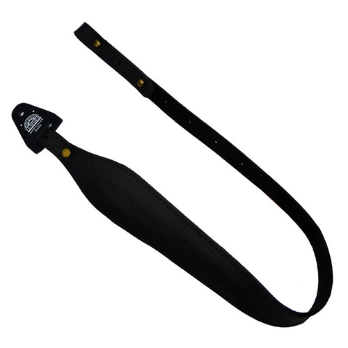 Xhunter 60mm Tapered&padded Genuine Leather Gun Sling - 19mm Swivel/attachment #Stfp60-bl19