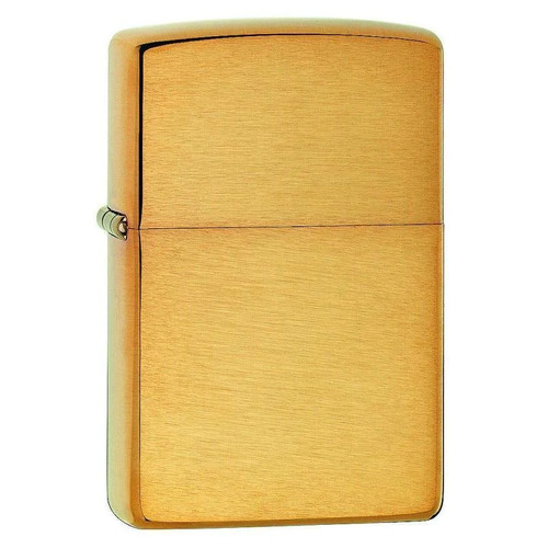 Zippo Armour Brushed Brass Lighter - Windproof #90168